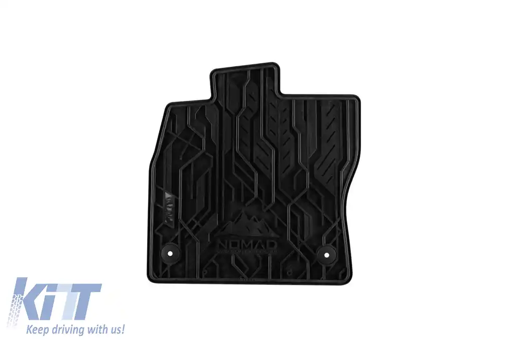 Mochete de cauciuc frontale specifice, potrivite pentru Volkswagen Passat B8 2014-2022, set de 2 piese, culoare neagră-image-6256692