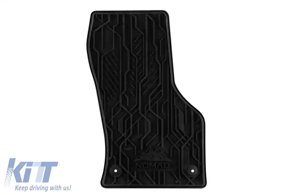 Mochete de cauciuc frontale specifice, potrivite pentru Volkswagen Passat B8 2014-2022, set de 2 piese, culoare neagră-image-6256693