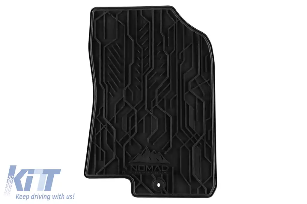 Mochete de cauciuc frontale specifice, potrivite pentru Hyundai i20 2014-2020, după 2020, set de 2 piese, culoare neagră-image-6256708