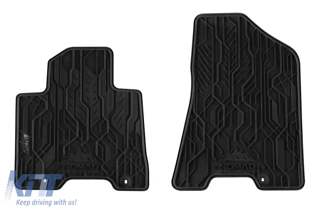 Mochete de cauciuc frontale specifice, potrivite pentru Hyundai Tucson 2015-2020, Kia Sportage 2015-2018, set de 2 piese, culoare neagră