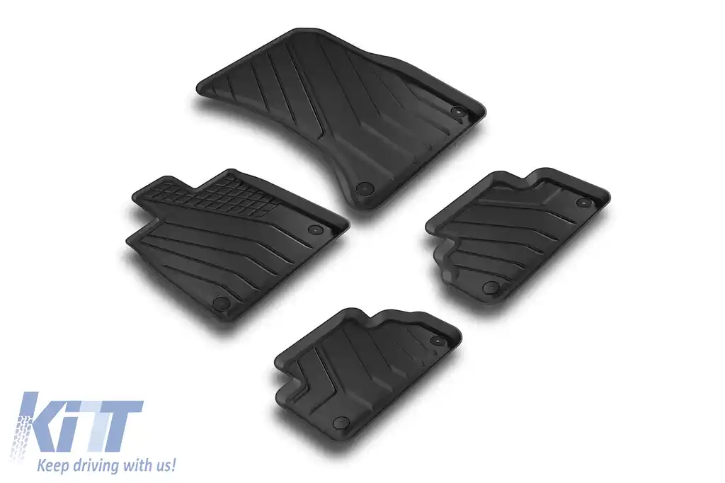 Mochete de cauciuc specifice de la SPARTline potrivite pentru Audi Q5 după 2017 Set de 4 bucăți, negre-image-6233133