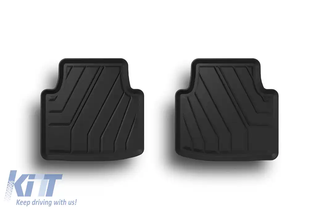 Mochete de cauciuc specifice de la SPARTline potrivite pentru Skoda Superb, Volkswagen Passat B9 sedan, wagon după 2023. Set de 4 bucăți, negre.-image-6233191