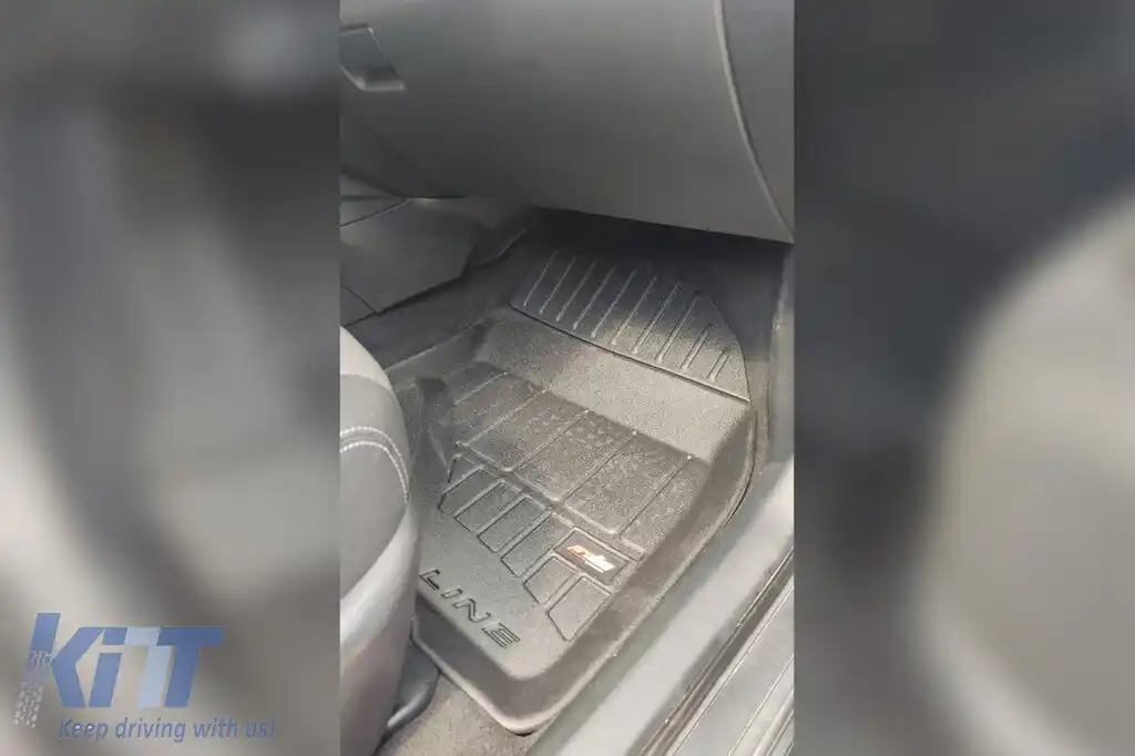 Mochete de cauciuc specifice din seria Frogum 3D ProLine, potrivite pentru Toyota Avensis 2009-2018, set de 3 piese, culoare neagră, cu garanție de 24 de luni-image-6220936