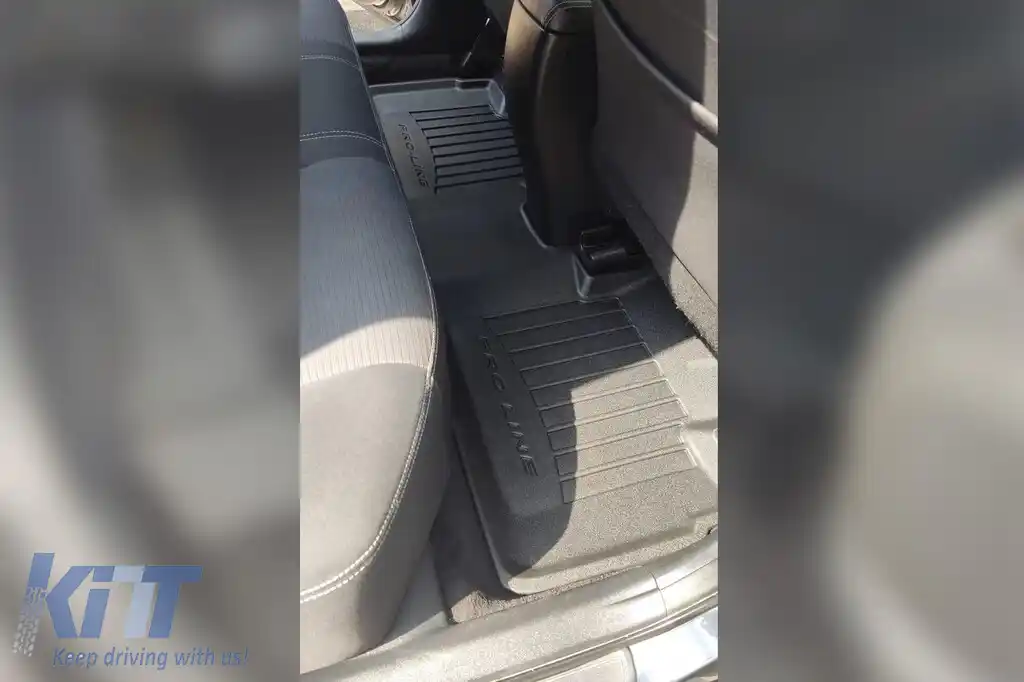 Mochete de cauciuc specifice din seria Frogum 3D ProLine, potrivite pentru Toyota Avensis 2009-2018, set de 3 piese, culoare neagră, cu garanție de 24 de luni-image-6220938