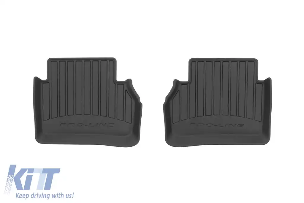 Mochete de cauciuc specifice din seria Frogum 3D ProLine, potrivite pentru Mercedes E class W213 după 2016, A Design GT coupe cu 4 uși după 2019, set de 4 piese, culoare neagră, cu garanție de 24 de l-image-6221132