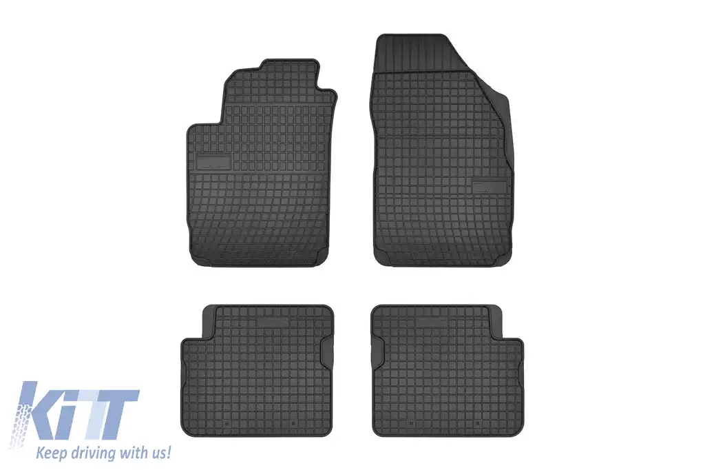Mochete de cauciuc specifice din seria Frogum El Toro, potrivite pentru Alfa Romeo Giulietta după 2010, Fiat Stilo 2002-2008, Bravo 2007-2014, Lancia Delta 2008-2014, set de 4 piese, culoare neagră