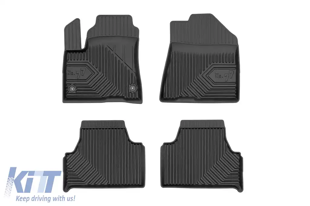 Mochete de cauciuc specifice potrivite pentru KIA E-soul după 2019, set de 4 piese, culoare neagră