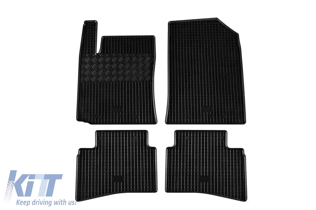 Mochete de cauciuc specifice potrivite pentru Kia Rio, Stonic 2017-2021, după 2021, set de 4 piese, culoare neagră