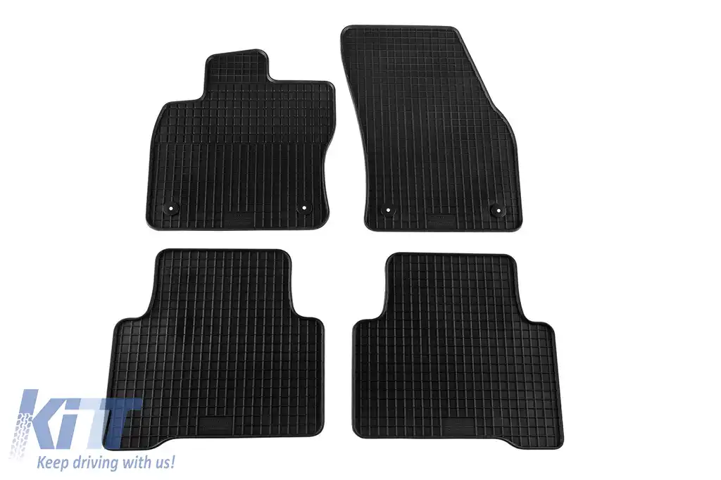 Mochete de cauciuc specifice, potrivite pentru VW Touran după 2015, set de 4 piese, culoare neagră