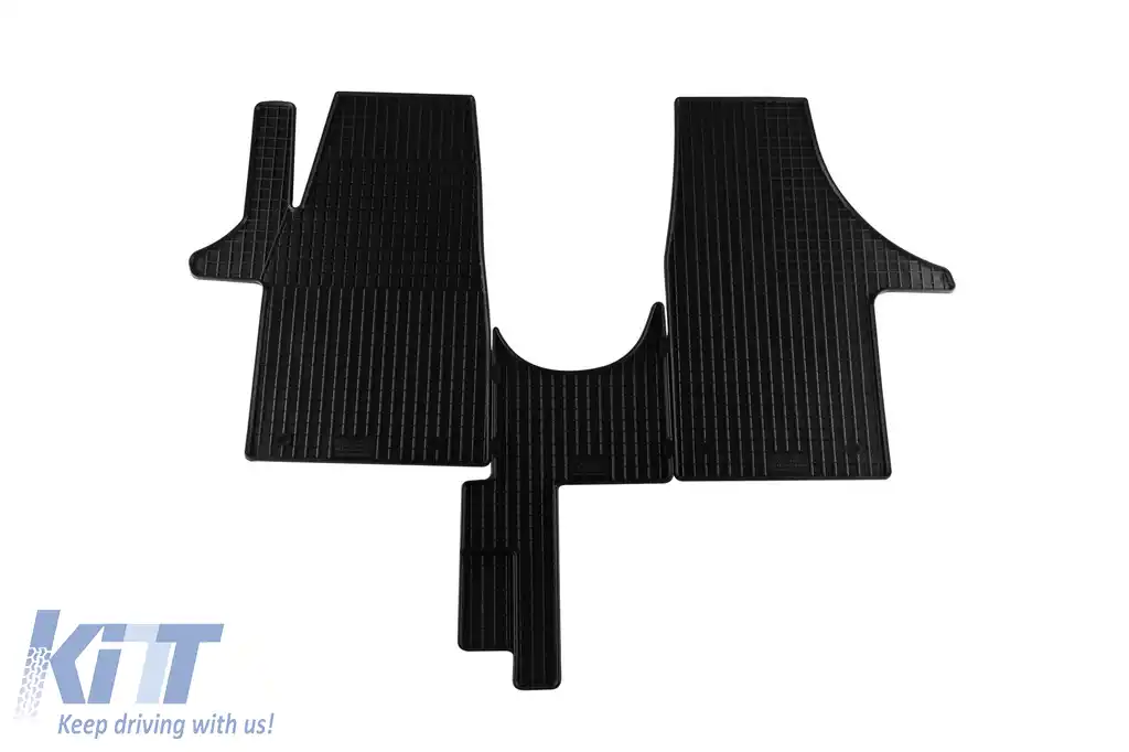 Mochete de cauciuc specifice potrivite pentru VW T5 2003-2015, T6 după 2015, 3 locuri, set de 3 piese, culoare neagră
