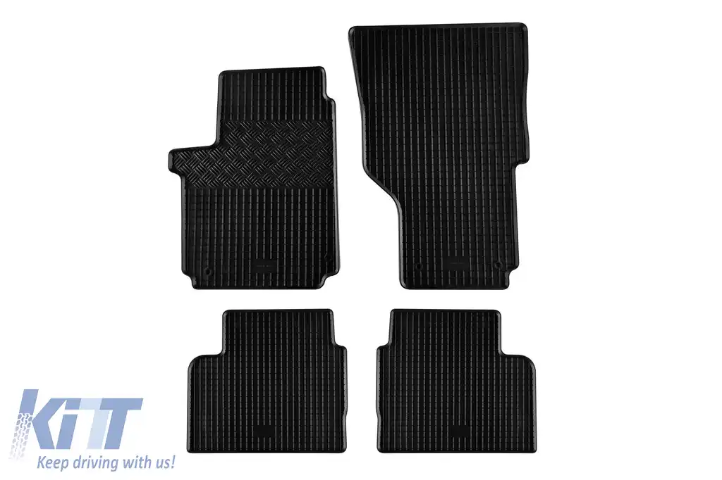 Mochete de cauciuc specifice, potrivite pentru VW Amarok după 2011, set de 4 piese, culoare neagră