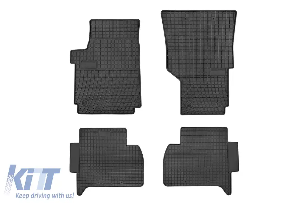 Mochete de cauciuc specifice, potrivite pentru VW Amarok 2010-2020, set de 4 piese, culoare neagră din seria Frogum El Toro