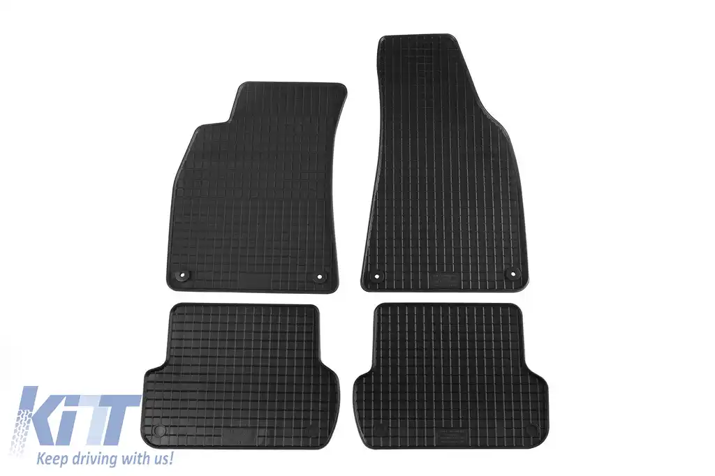 image-70-Mochete de cauciuc specifice, potrivite pentru Audi A4 sedan 2000-2007, A4 wagon 2000-2008, Seat Exeo, Exeo ST 2009-2013, set de 4 piese, culoare neagră