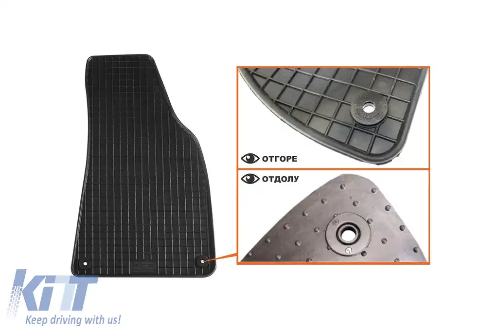 Mochete de cauciuc specifice, potrivite pentru Audi A4 sedan 2000-2007, A4 wagon 2000-2008, Seat Exeo, Exeo ST 2009-2013, set de 4 piese, culoare neagră-image-6213008
