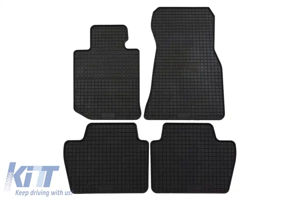 Mochete de cauciuc specifice, potrivite pentru BMW Seria 4 G22 după 2020, set de 4 piese, culoare neagră