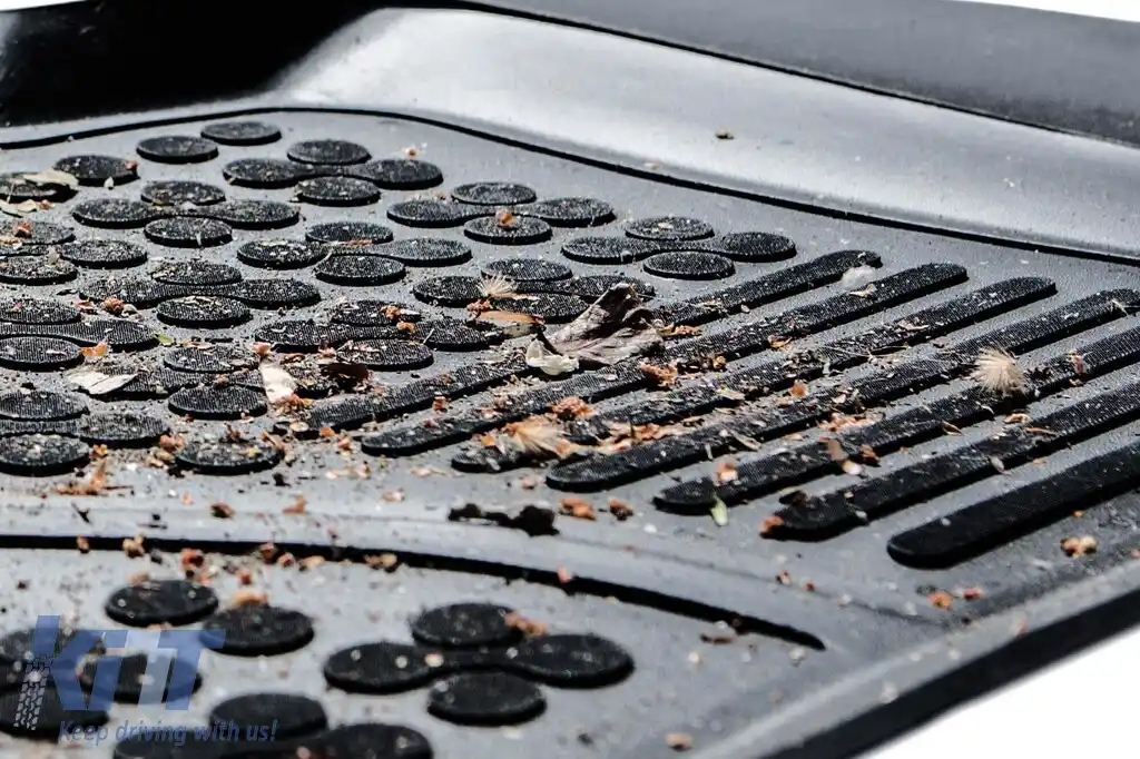 Mochete de cauciuc specifice potrivite pentru Skoda Kodiaq după 2016, Seat Tarraco după 2018, VW Tiguan Allspace după 2017, set de 4 piese, culoare neagră-image-6213548