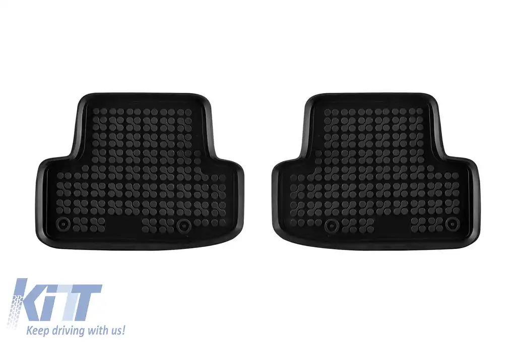 Mochete de cauciuc specifice, potrivite pentru Audi Q2 după 2016, set de 4 piese, culoare neagră-image-6213698