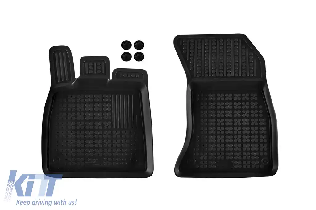Mochete de cauciuc specifice, potrivite pentru Audi Q5 după 2017, set de 4 piese, culoare neagră-image-6213700