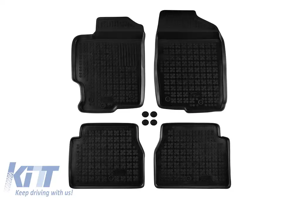 Mochete de cauciuc specifice potrivite pentru Mazda 6 2002-2012, set de 4 piese, culoare neagră