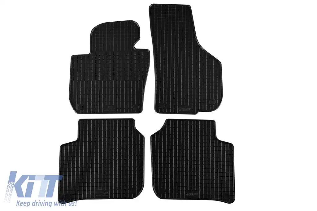 Mochete de cauciuc specifice, potrivite pentru Skoda Superb sedan, wagon 2008-2015, set de 4 piese, culoare neagră