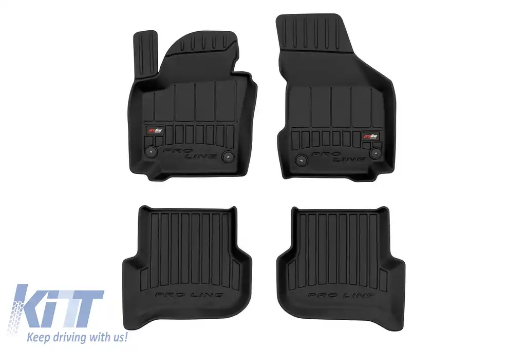 Mochete de cauciuc specifice, potrivite pentru Volkswagen Golf V Plus după 2005, Seat Altea 2004-2015, Seat Altea XL după 2006, set de 4 piese, culoare neagră, cu garanție de 24 de luni