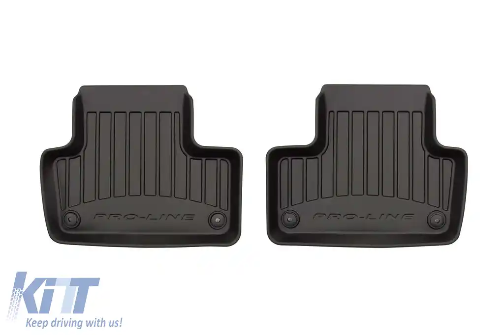 Mochete de cauciuc specifice, potrivite pentru Volvo XC60 după 2017, set de 4 piese, culoare neagră, cu garanție de 24 de luni-image-6221215