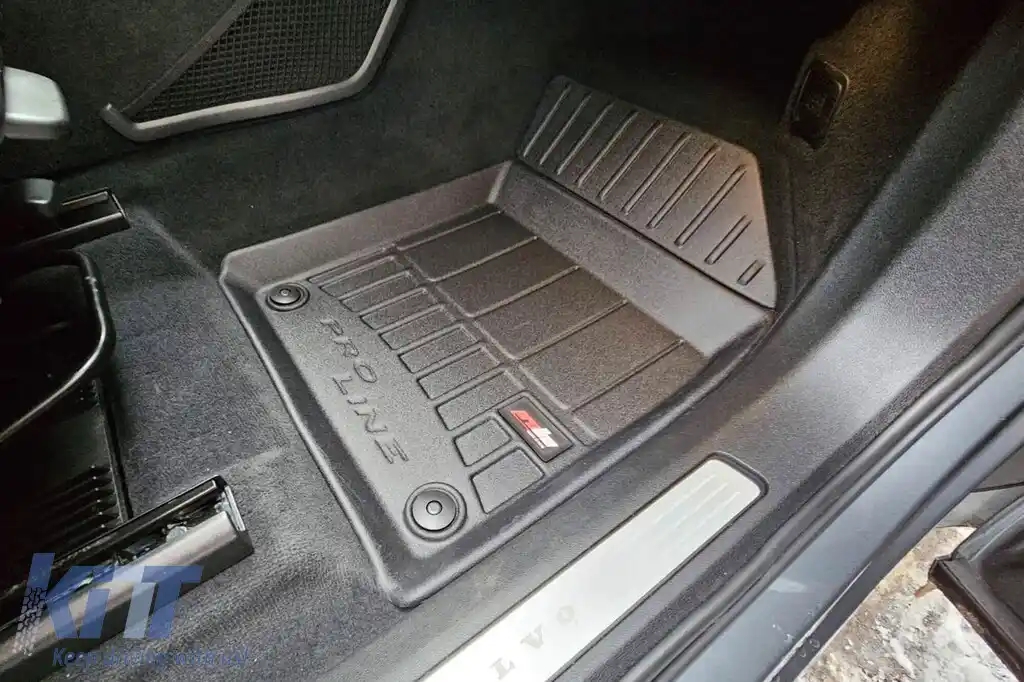 Mochete de cauciuc specifice, potrivite pentru Volvo XC60 după 2017, set de 4 piese, culoare neagră, cu garanție de 24 de luni-image-6221219