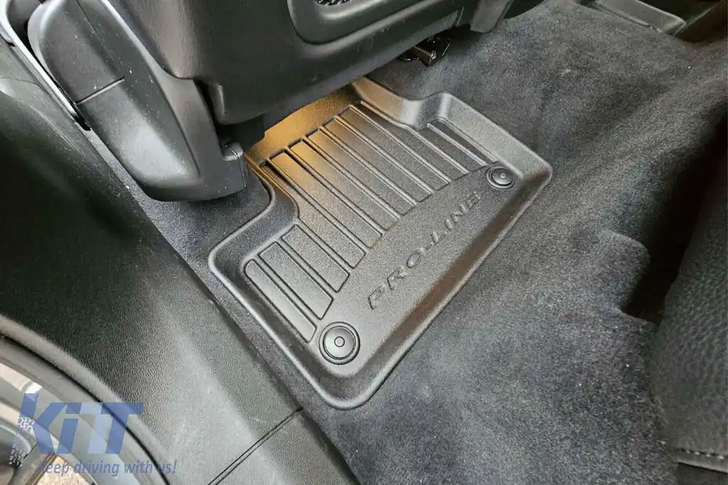 Mochete de cauciuc specifice, potrivite pentru Volvo XC60 după 2017, set de 4 piese, culoare neagră, cu garanție de 24 de luni-image-6221221