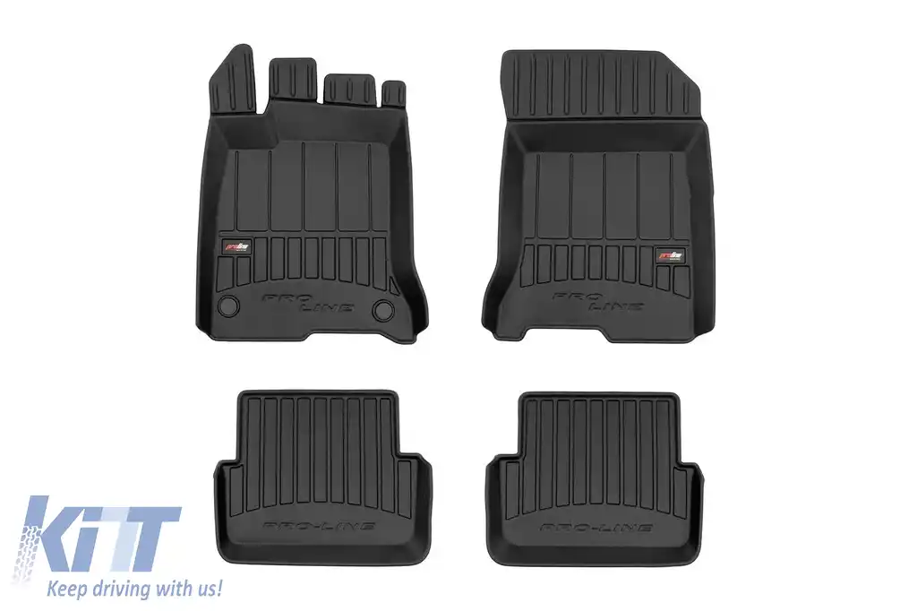 Mochete de cauciuc specifice potrivite pentru Renault Laguna 2007-2015, set de 4 piese, culoare neagră, cu garanție de 24 de luni