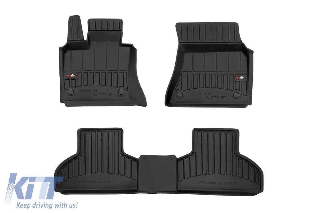 Mochete de cauciuc specifice, potrivite pentru BMW X5 F15 2013-2018, set de 4 piese, culoare neagră, cu garanție de 24 de luni din seria Frogum 3D ProLine.-image-6221558