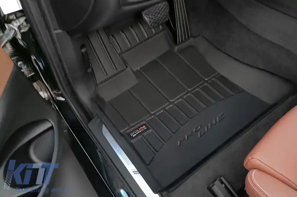 Mochete de cauciuc specifice, potrivite pentru BMW X5 F15 2013-2018, set de 4 piese, culoare neagră, cu garanție de 24 de luni din seria Frogum 3D ProLine.-image-6221562