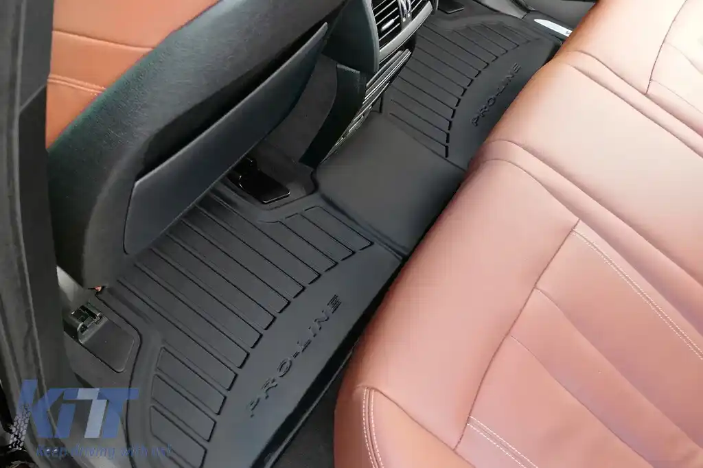 Mochete de cauciuc specifice, potrivite pentru BMW X5 F15 2013-2018, set de 4 piese, culoare neagră, cu garanție de 24 de luni din seria Frogum 3D ProLine.-image-6221564
