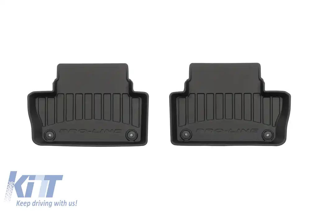 Mochete de cauciuc specifice potrivite pentru Volvo XC60 2008-2017, set de 4 piese, culoare neagră, cu garanție de 24 de luni-image-6221601