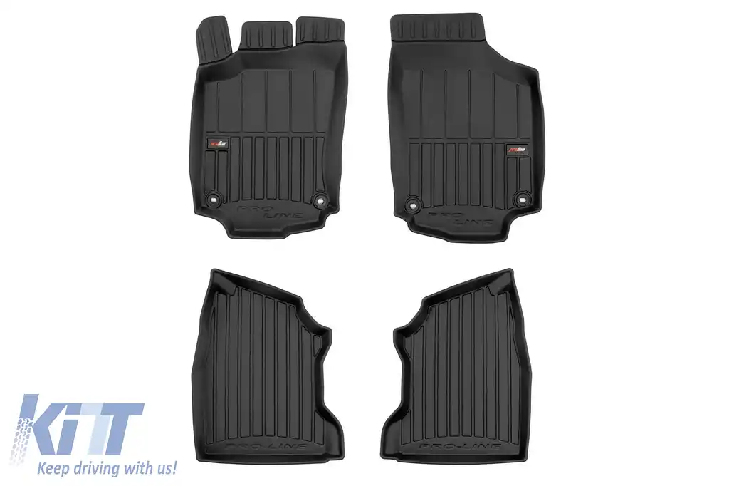 Mochete de cauciuc specifice, potrivite pentru Opel Combo C 2001-2011, set de 4 piese, culoare neagră, cu garanție de 24 de luni din seria Frogum 3D ProLine.-image-6223002