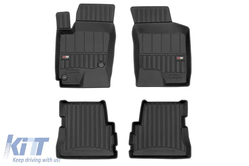 Mochete de cauciuc specifice potrivite pentru Hyundai Getz 2002-2011, set de 4 piese, culoare neagră, cu garanție de 24 de luni