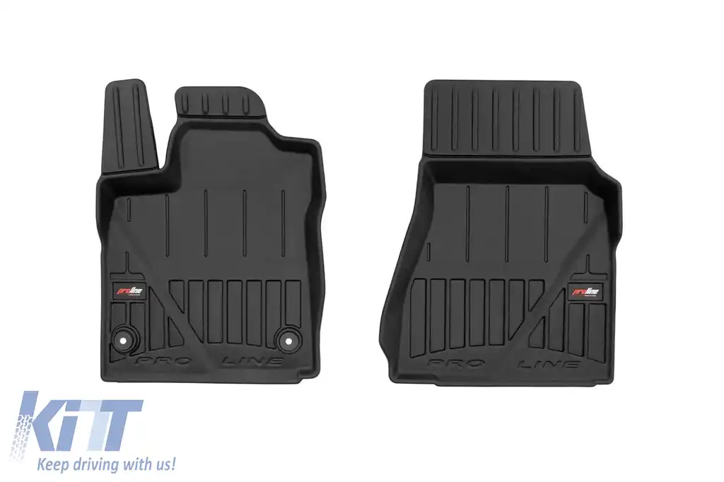 Mochete de cauciuc specifice, potrivite pentru Smart Fortwo 2014-2020, set de 2 piese, culoare neagră, cu garanție de 24 de luni din seria Frogum 3D ProLine.-image-6223186