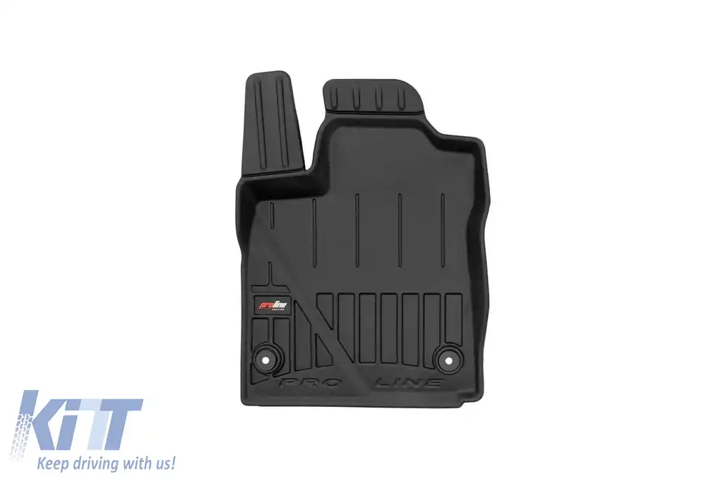 Mochete de cauciuc specifice, potrivite pentru Smart Fortwo 2014-2020, set de 2 piese, culoare neagră, cu garanție de 24 de luni din seria Frogum 3D ProLine.-image-6223187