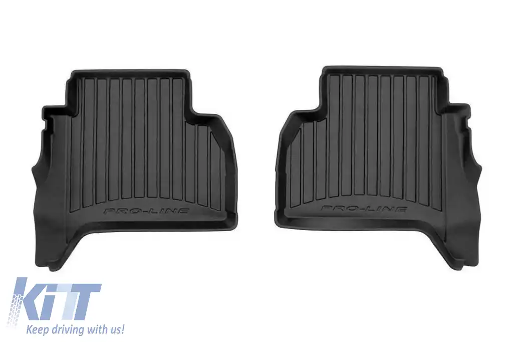 Mochete de cauciuc specifice potrivite pentru Volkswagen Amarok după 2009 cu cabină dublă, set de 4 piese, culoare neagră, cu garanție de 24 de luni-image-6223369