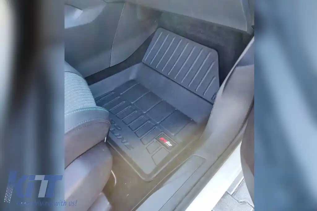 Mochete de cauciuc specifice potrivite pentru Peugeot 3008 după 2016, set de 3 piese, culoare neagră, cu garanție de 24 de luni-image-6223455