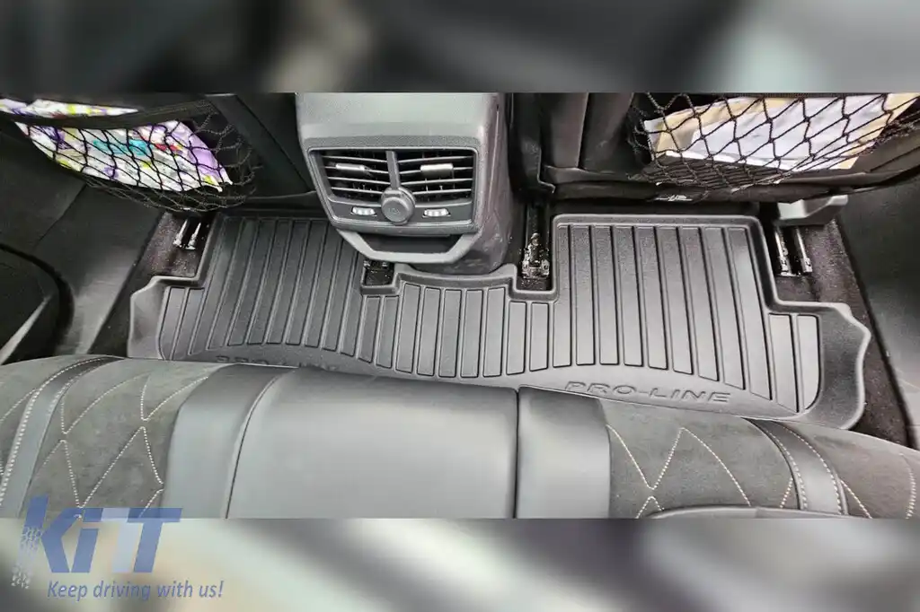Mochete de cauciuc specifice potrivite pentru Peugeot 3008 după 2016, set de 3 piese, culoare neagră, cu garanție de 24 de luni-image-6223461