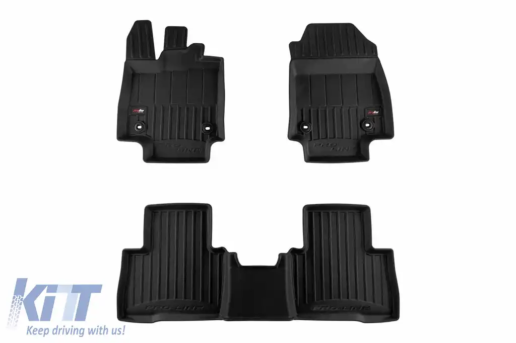 Mochete de cauciuc specifice, potrivite pentru Lexus NX PHEV după 2021, set de 3 piese, culoare neagră, cu garanție de 24 de luni
