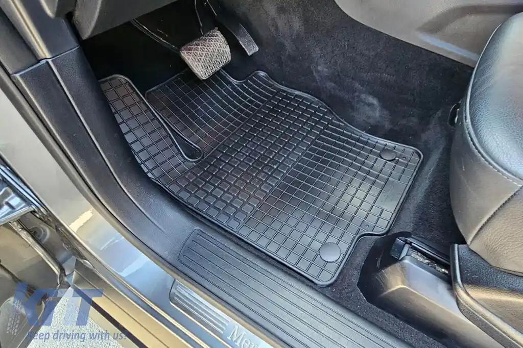 Mochete de cauciuc specifice potrivite pentru Mercedes ML W166 2011-2015, GL X166 2012-2015, GLE coupe C292, GLE W166 2015-2019, GLS X166 după 2016, set de 4 piese, culoare neagră-image-6225108