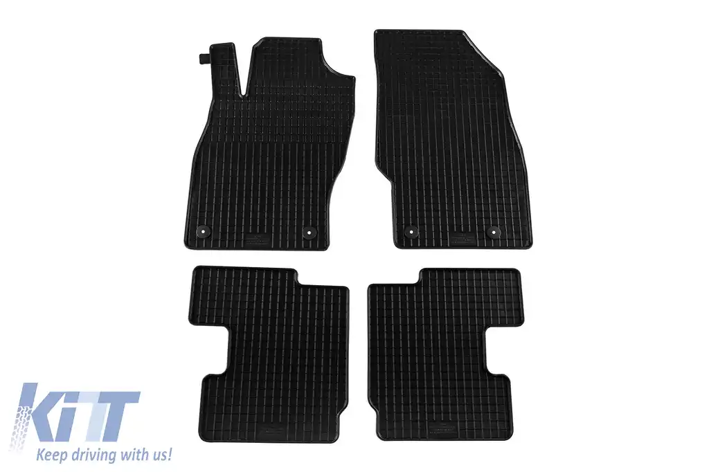Mochete de cauciuc specifice, potrivite pentru Opel Adam, Adam Rocks 2013-2019, set de 4 piese, culoare neagră