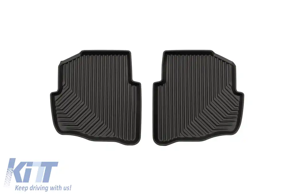 Mochete de cauciuc specifice potrivite pentru Skoda Fabia 1999-2008, set de 4 piese, culoare neagră-image-6226534