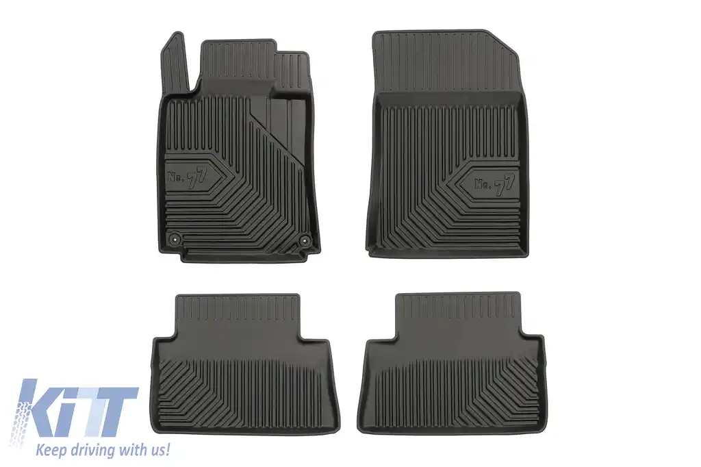 Mochete de cauciuc specifice potrivite pentru Peugeot 508 2010-2018, set de 4 piese, culoare neagră