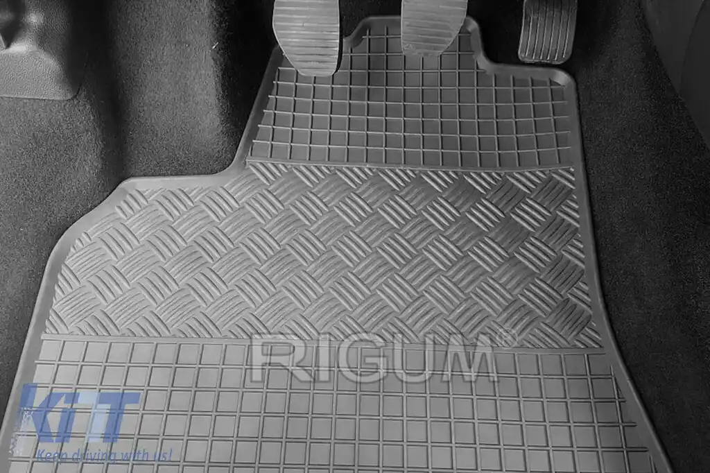 Mochete de cauciuc specifice, potrivite pentru Peugeot Partner, Citroen Berlingo 2008-2018, set de 4 piese, culoare neagră-image-6228489