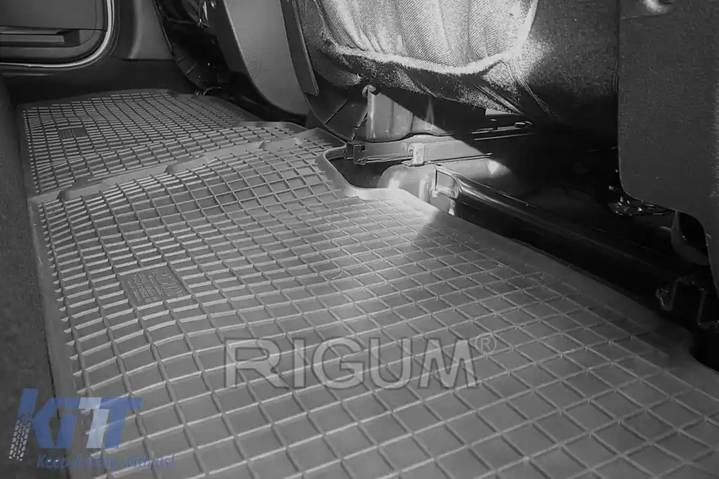 Mochete de cauciuc specifice, potrivite pentru Peugeot Partner, Citroen Berlingo 2008-2018, set de 4 piese, culoare neagră-image-6228491