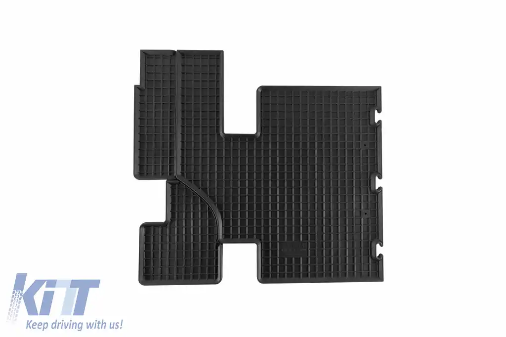 Mochete de cauciuc specifice potrivite pentru Ford Tourneo, Transit Custom după 2012, Transit Custom după 2018, rândul trei, set de 3 piese, culoare neagră-image-6228534