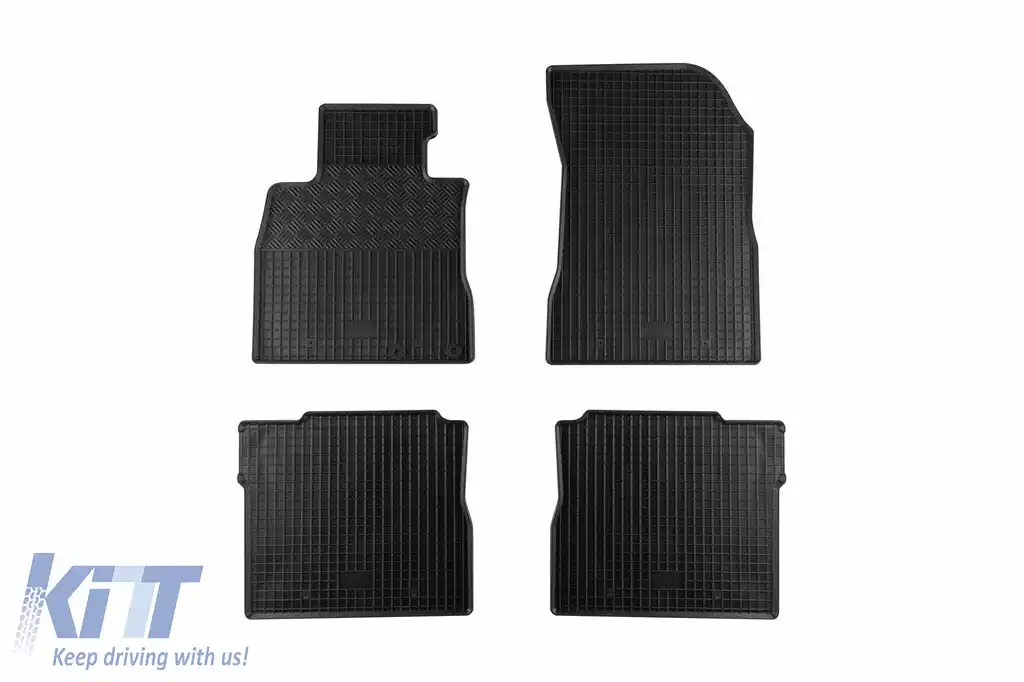 Mochete de cauciuc specifice, potrivite pentru Nissan Note după 2013, set de 4 piese, culoare neagră-image-6228705