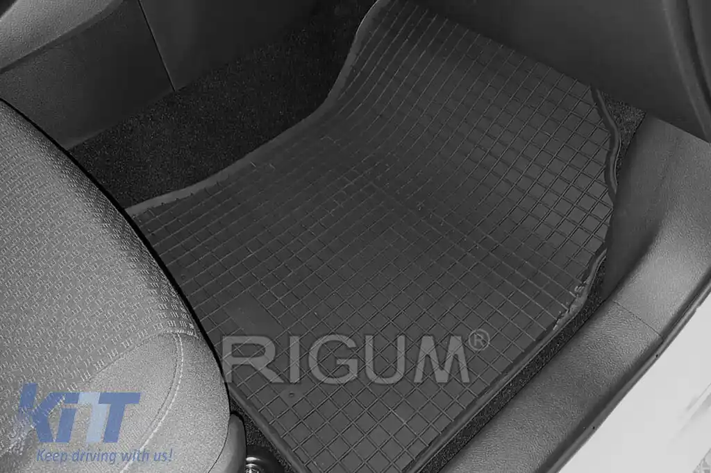 Mochete de cauciuc specifice, potrivite pentru Toyota Corolla 2012-2017, set de 4 piese, culoare neagră-image-6228945